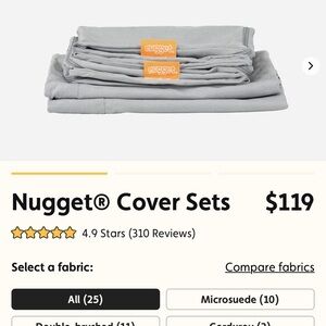 Nugget Gray Cover Set